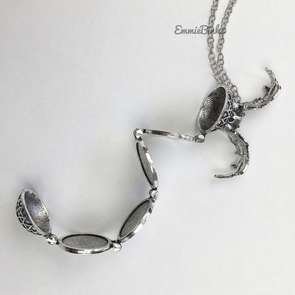 New Photo Picture Keeper Accordion Orb Pendant Necklace / Photo Globe Locket - Picture 13 of 16